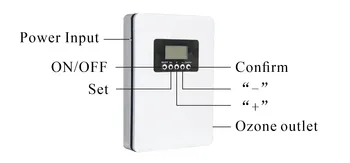 Household Portable 500mg/H Mini Timer Ozone Generator for Air/Water Purify Disinfection